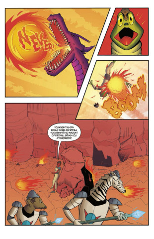 Bad Natures #2 Lettering Sample of Bad Natures #2