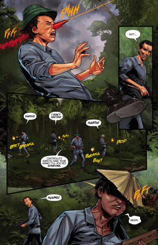 El Krudo #5 Lettering Sample of El Krudo #5