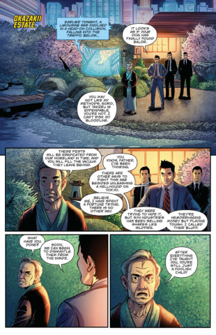 Okuri Inu: Tokyo Blues Lettering Sample of Okuri Inu: Tokyo Blues