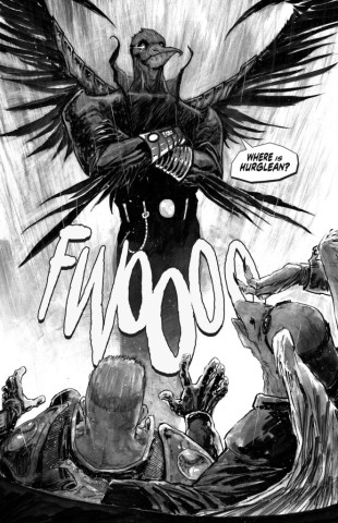 The Coretan Times #2 Lettering Sample of The Coretan Times #2